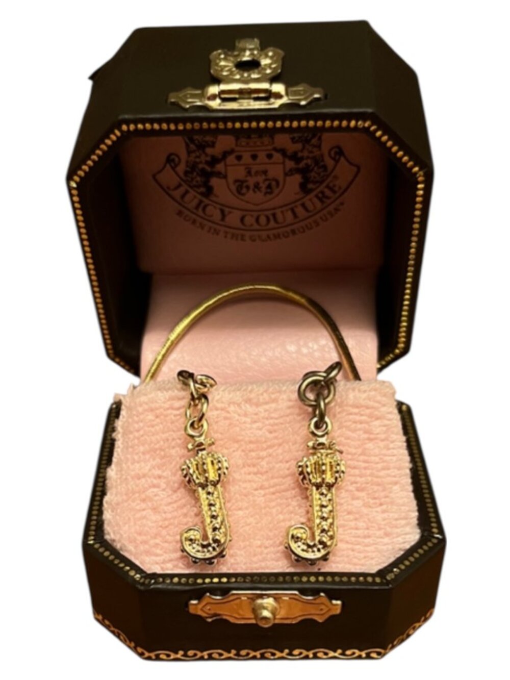 Vintage Girls Juicy Couture "J" Accessories in Original Juicy Couture Box